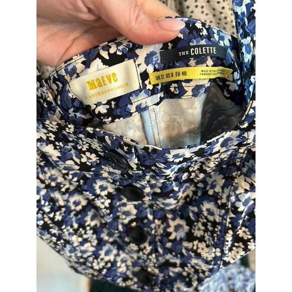 Anthropologie Maeve The Colette Button Front Floral Wide Leg Jumpsuit - Picture 5 of 5